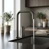 Pure.Sink Luxion 2-hole Gun metal kitchen faucet with U spout PLX2HU-61
